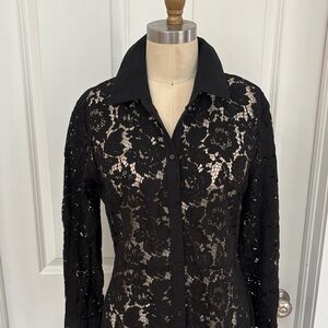 Zara Black Lace Dress